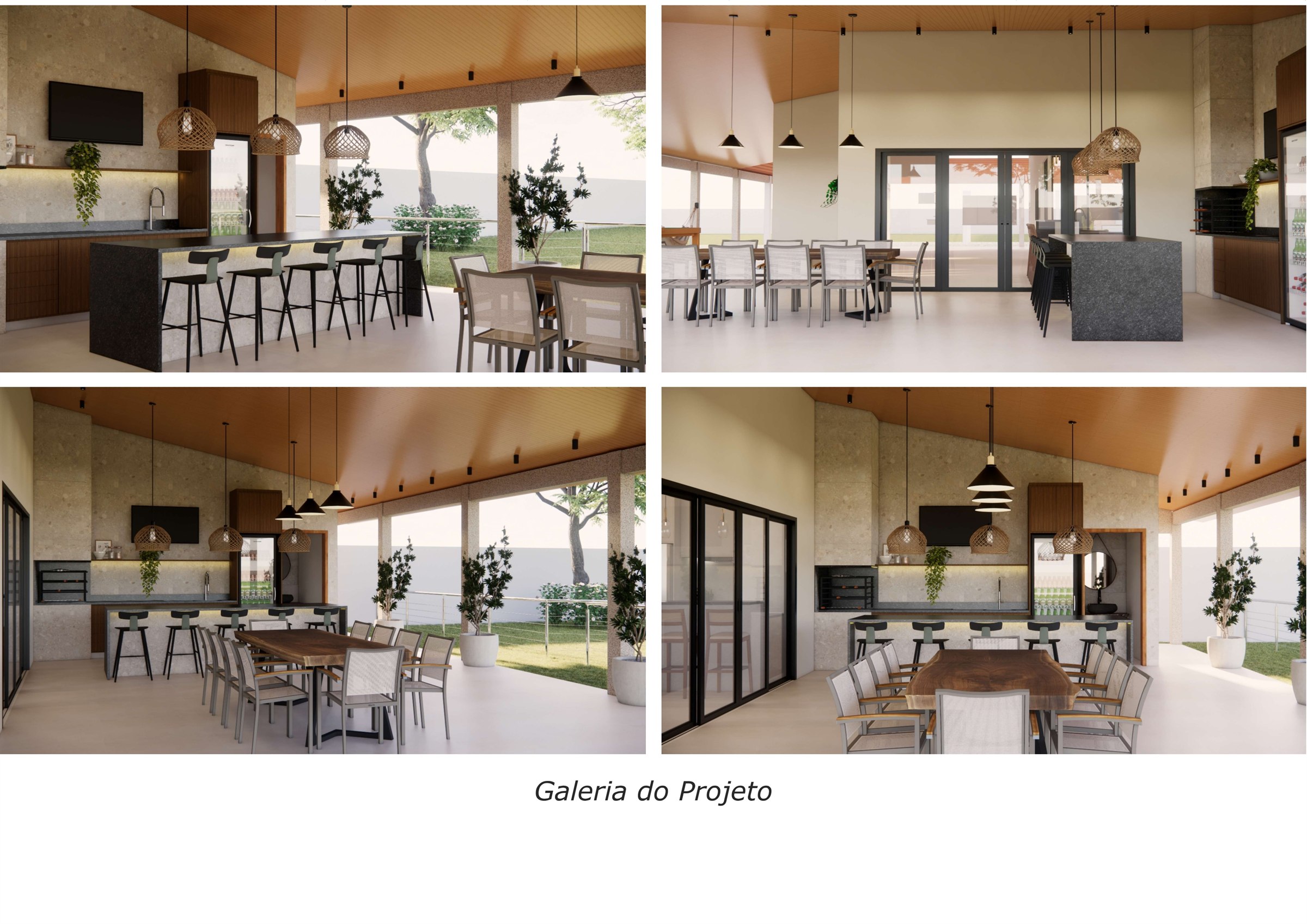 Renders — Cozinha & Área Gourmet